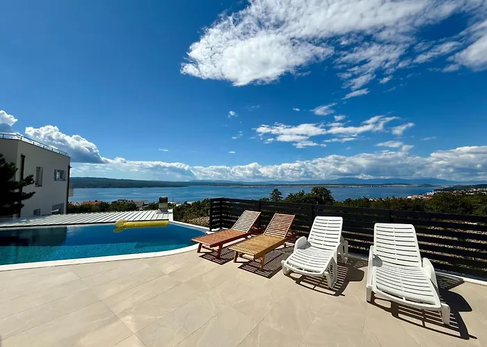 Modern With Swimming Pool And Sea View Ferienhaus